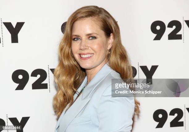 Actress and executive producer Amy Adams attends HBO's "Sharp Objects" New York Screening And Conversation at 92nd Street Y on June 28, 2018 in New...