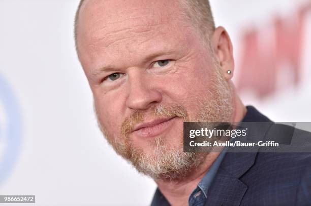 Screenwriter Joss Whedon attends the premiere of Disney and Marvel's 'Ant-Man and the Wasp' at El Capitan Theatre on June 25, 2018 in Hollywood,...