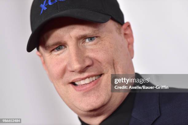 President of Marvel Studios Kevin Feige attends the premiere of Disney and Marvel's 'Ant-Man and the Wasp' at El Capitan Theatre on June 25, 2018 in...