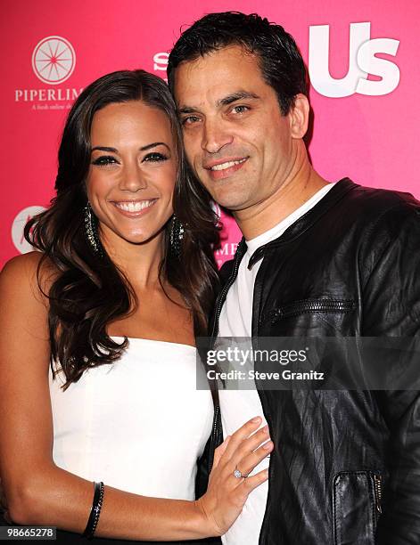 Actor Jonathan Schaech and Jena Kramer attends the Us Weekly Hot Hollywood Style Issue Event at Drai's Hollywood on April 22, 2010 in Hollywood,...