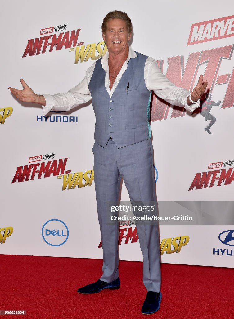 World Premiere Of Disney And Marvel's "Ant-Man And The Wasp"