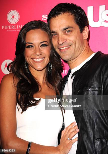 Actor Jonathan Schaech and Jena Kramer attends the Us Weekly Hot Hollywood Style Issue Event at Drai's Hollywood on April 22, 2010 in Hollywood,...