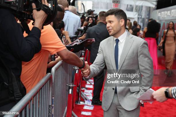 Jerry Ferrara attends the Starz "Power" The Fifth Season NYC Red Carpet Premiere Event & After Party on June 28, 2018 in New York City.