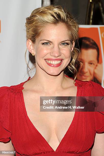 Actress Anna Chlumsky attends the Broadway Opening after party of "Promises, Promises" at Broadway Theatre on April 25, 2010 in New York City.