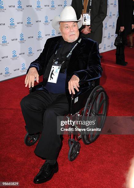 Tony Curtis attends the at Grauman's Chinese Theatre on April 22, 2010 in Hollywood, California.