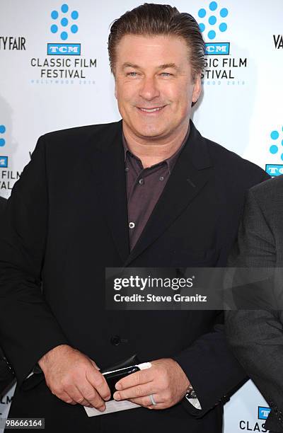 Alec Baldwin attends the at Grauman's Chinese Theatre on April 22, 2010 in Hollywood, California.