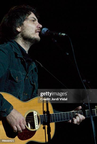Jeff Tweedy performs on stage during day 2 of Primavera Club Festival 2006 at Auditori Forum on December 2, 2006 in Barcelona, Spain.