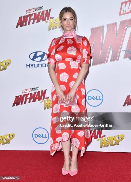 Actress Judy Greer attends the premiere of Disney and Marvel's 'Ant-Man and the Wasp' at El Capitan Theatre on June 25, 2018 in Hollywood, California.