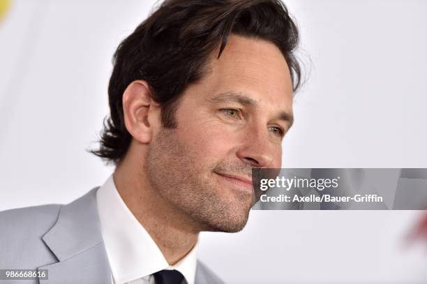 Actor Paul Rudd attends the premiere of Disney and Marvel's 'Ant-Man and the Wasp' at El Capitan Theatre on June 25, 2018 in Hollywood, California.