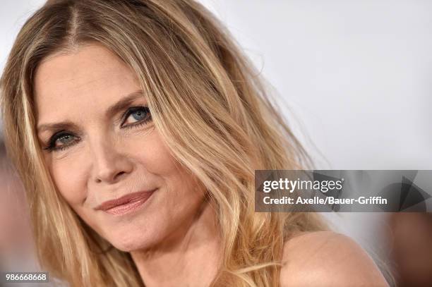 Actress Michelle Pfeiffer attends the premiere of Disney and Marvel's 'Ant-Man and the Wasp' at El Capitan Theatre on June 25, 2018 in Hollywood,...