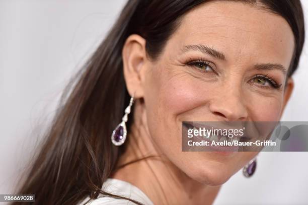 Actress Evangeline Lilly attends the premiere of Disney and Marvel's 'Ant-Man and the Wasp' at El Capitan Theatre on June 25, 2018 in Hollywood,...