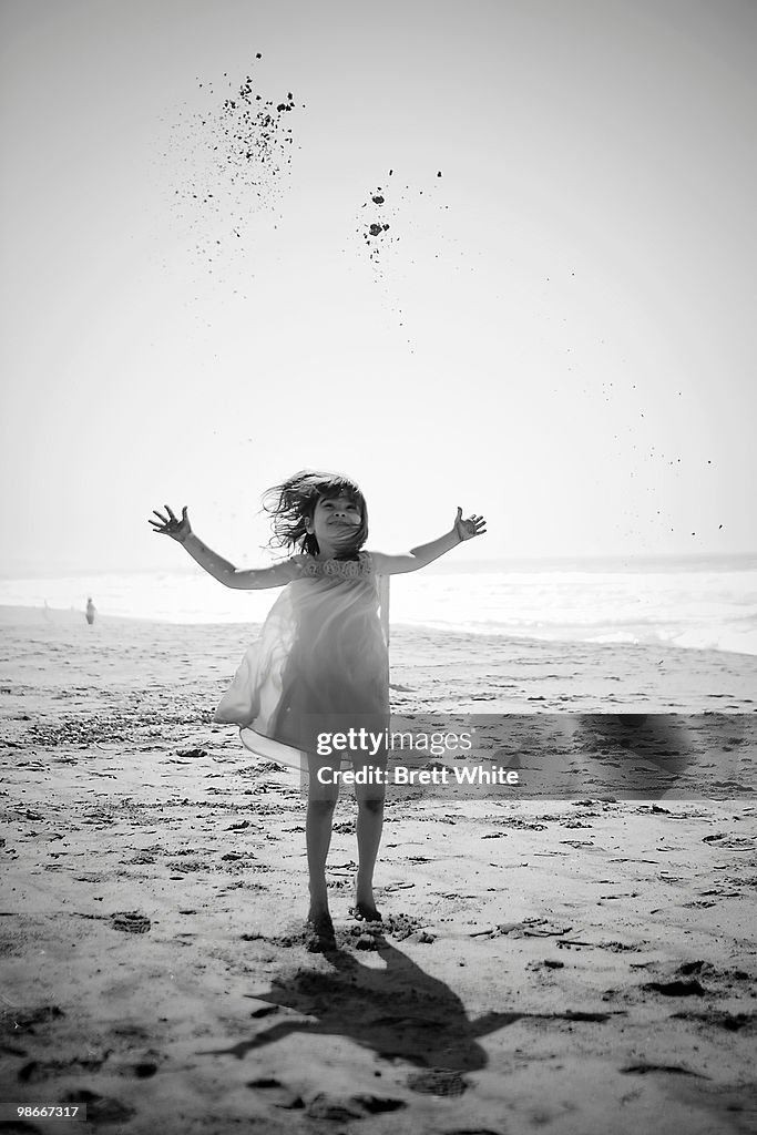 Throwing Sand on the Beach