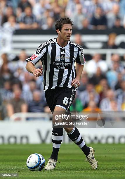 Newcastle defender Mike Williamson in action during the Coca Cola Championship match between Newcastle United and Ipswich Town at St. James Park on...