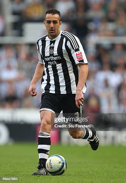 Newcastle defender Jose Enrique in action during the Coca Cola Championship match between Newcastle United and Ipswich Town at St. James Park on...