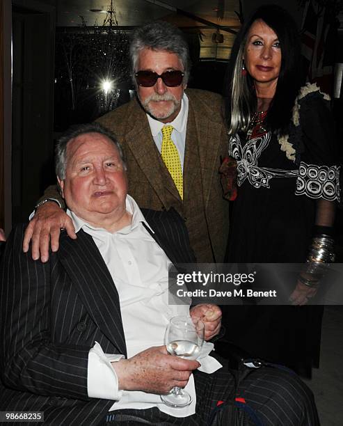 Leonard, Justin de Villeneuve, and Sue de Villeneuve attend a party hosted by Nicky Clarke to honour friend and former boss, celebrity hairdresser...