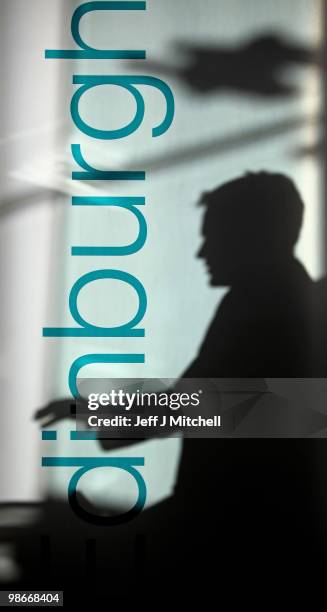 Liberal Democrat Leader Nick Clegg holds a General Election press conference in Dynamic Earth on April 26, 2010 in Edinburgh, Scotland. The General...