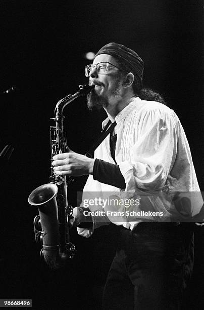 Alto Sax player Thomas Chapin performs live on stage at Vredenburg in Utrecht, Holland on April 08 1994