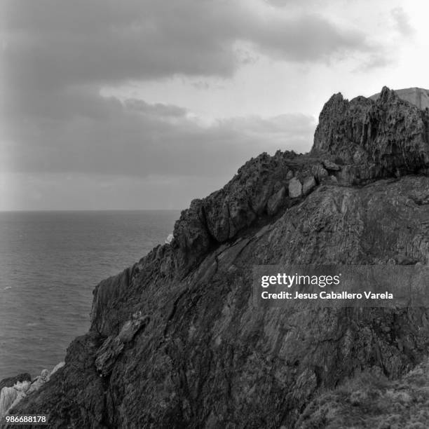 black/white mountain - galicia - caballero stock pictures, royalty-free photos & images