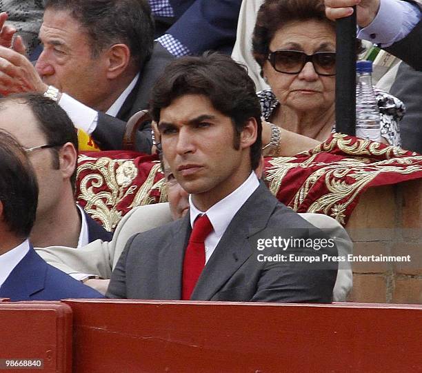 Cayetano Rivera Ordonez at the 'Feria de Abril' on April 24, 2010 in Seville, Spain. Feria de Abril is held annually in Seville, and it's the largest...