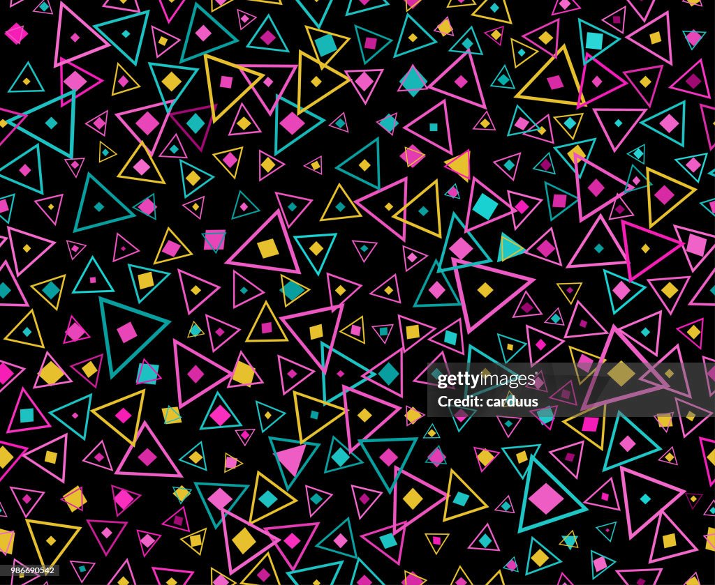 Seamless Multicolor Triangle Pattern High-Res Vector Graphic - Getty Images