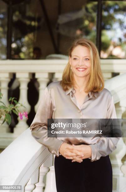 Jodie Foster à l'Hotel Ritz de Madrid le 9 septembre 1997, Espagne.