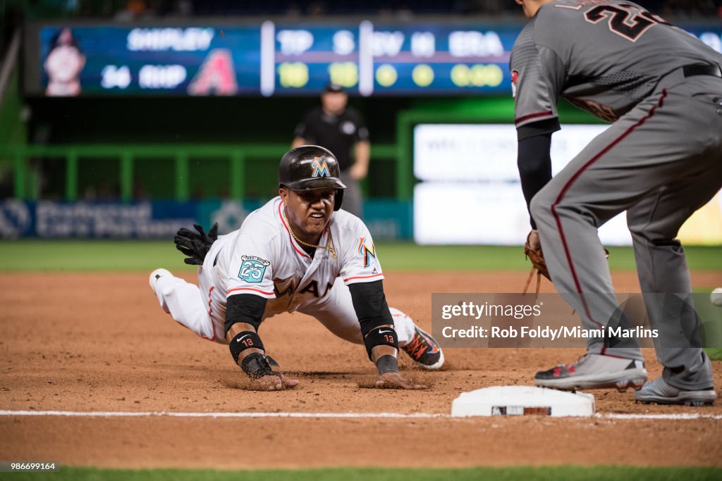 Arizona Diamondbacks v Miami Marlins