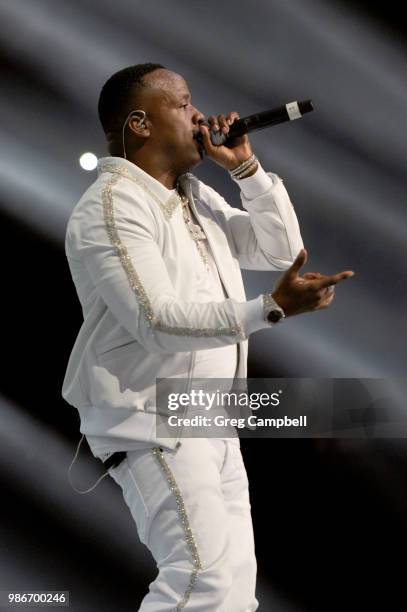 Yo Gotti performs onstage during the 6th Yo Gotti Birthday Bash at FedExForum on June 28, 2018 in Memphis, Tennessee.