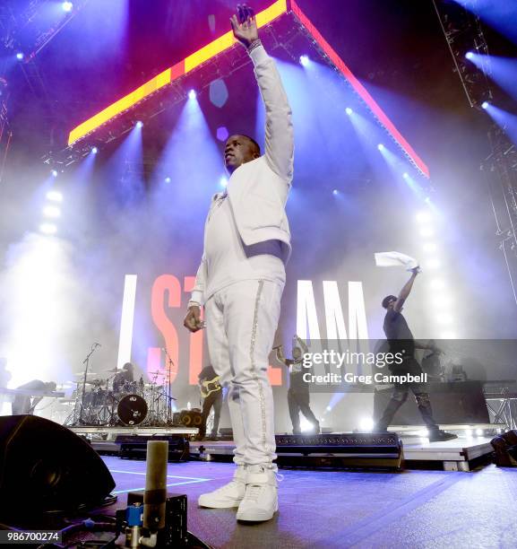 Yo Gotti performs onstage during the 6th Yo Gotti Birthday Bash at FedExForum on June 28, 2018 in Memphis, Tennessee.