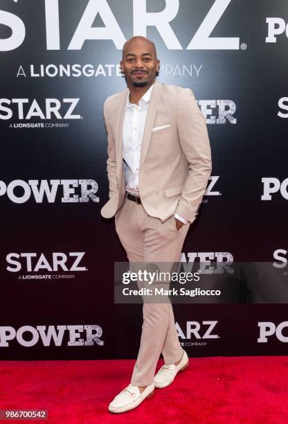 Brandon Victor Dixon attends the "Power" Season 5 Premiere at Radio City Music Hall on June 28, 2018 in New York City.