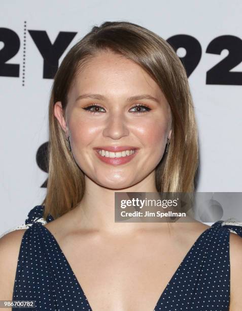 Actress Eliza Scanlen attends the "Sharp Objects" screening and conversation at 92nd Street Y on June 28, 2018 in New York City.