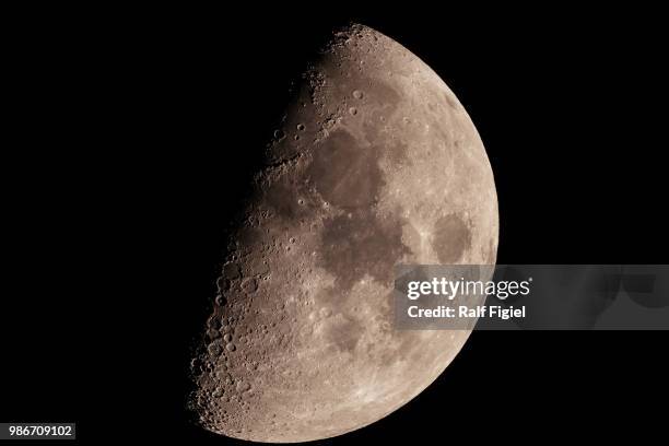 waxing moon / zunehmender mond - mond stock pictures, royalty-free photos & images