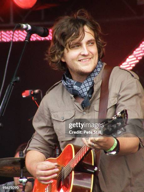 James Walsh of Starsailor performs on stage on Day 2 of 'Hard Rock Calling' on June 29th, 2008 in Hyde Park, London, England.