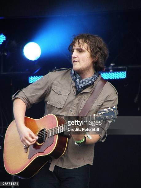 James Walsh of Starsailor performs on stage on Day 2 of 'Hard Rock Calling' on June 29th, 2008 in Hyde Park, London, England.