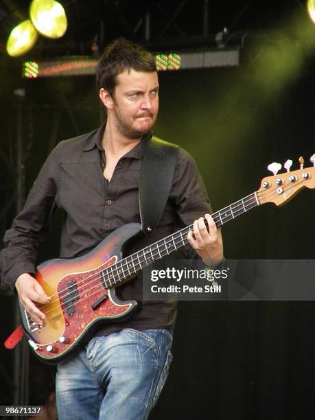 James Stelfox of Starsailor performs on stage on Day 2 of 'Hard Rock Calling' on June 29th, 2008 in Hyde Park, London, England.