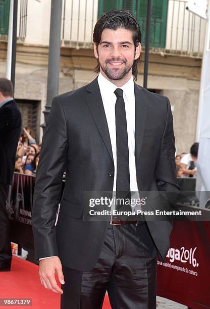 Miguel Angel Munoz attends the 13th Malaga Film Festival on April 26, 2010 in Malaga, Spain.