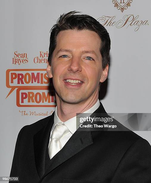 Sean Hayes attends the "Promises, Promises" Broadway opening night after party at The Plaza Hotel on April 25, 2010 in New York City.