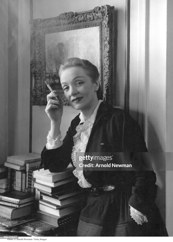 Portrait of German-born American singer and actress Marlene Dietrich... News Photo - Getty Images