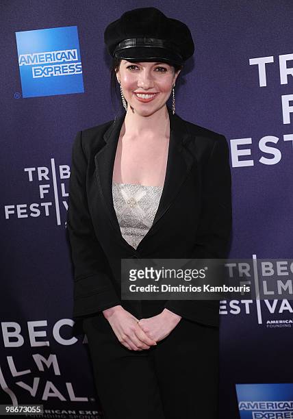 Director Domenica Cameron-Scorsese attends the "Between The Lines" premiere during the 9th Annual Tribeca Film Festival at the Village East Cinema on...