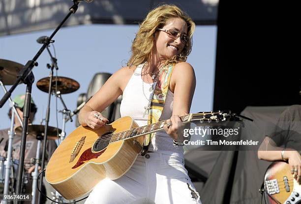 Heidi Newfield performs as part of the Stagecoach Music Festival at the Empire Polo Fields on April 25, 2010 in Indio, California.