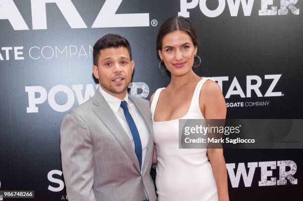 Jerry Ferrara and Breanne Racano attends the "Power" Season 5 Premiere at Radio City Music Hall on June 28, 2018 in New York City.
