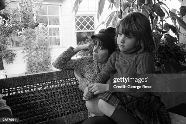 Academy Award-winning actress Jane Fonda sits with her daughter Vanessa Vadim in this 1975 Santa Monica, California, photo portrait session. Fonda's...