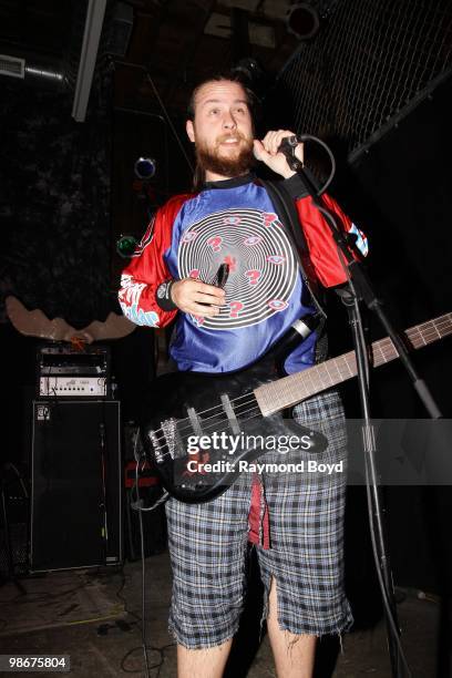 Matt Rzemyk of Psychostick performs at Reggie's Rock Club in Chicago, Illinois on APRIL 21, 2010.