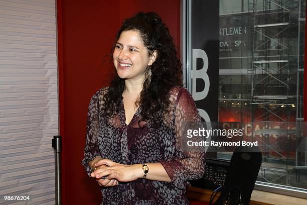 Jazz performer Anat Cohen appears at Borders Books And Music in Chicago, Illinois on April 24, 2010.