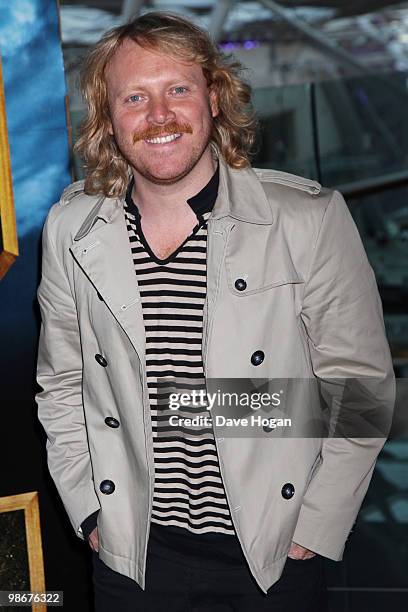 Leigh Francis arrives at a VIP Screening of 'Iron Man 2' held at the Vue Westfield on April 26, 2010 in London, England.