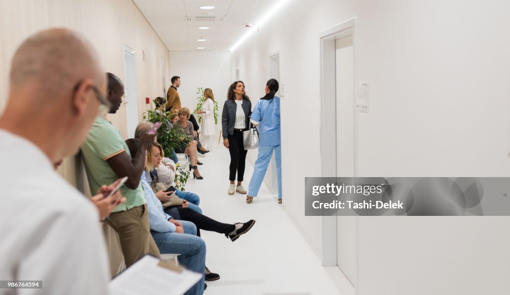 Wartezimmer In einem Krankenhaus