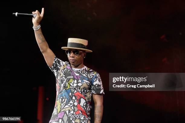 Plies performs onstage during the 6th Yo Gotti Birthday Bash at FedExForum on June 28, 2018 in Memphis, Tennessee.