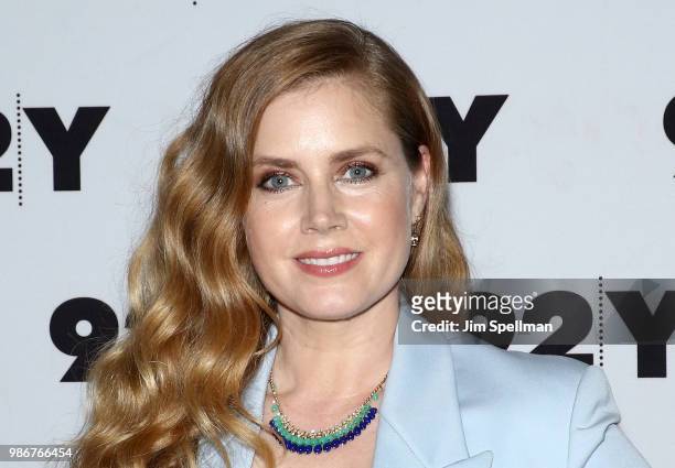 Actress/executive producer Amy Adams attends the "Sharp Objects" screening and conversation at 92nd Street Y on June 28, 2018 in New York City.