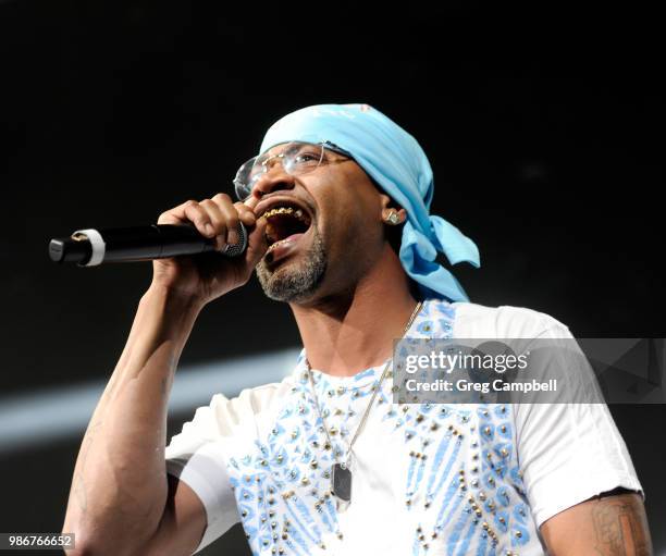 Juvenile performs onstage during the 6th Yo Gotti Birthday Bash at FedExForum on June 28, 2018 in Memphis, Tennessee.