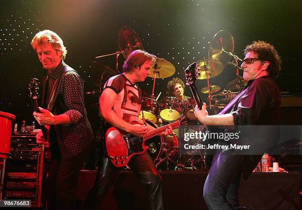 Ross Valory, Jonathan Cain, Deen Castronovo and Neal Schon of Journey