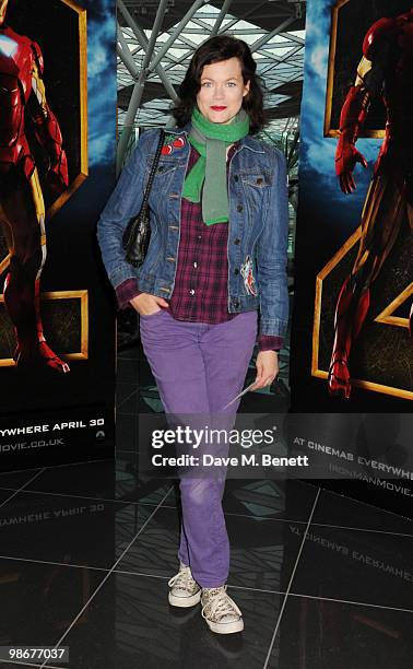 Jasmine Guinness attends the 'Iron Man 2' VIP screening at Vue Westfield on April 26, 2010 in London, England.